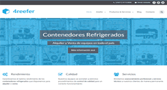 Desktop Screenshot of 4reefer.com.ar